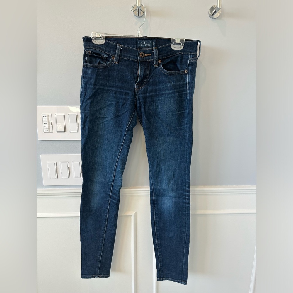 Lucky brand jeans Charlie skinny dark wash